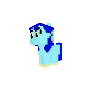 Bluiepie as a foal