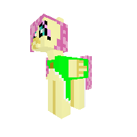 Fluttershy made up gala dress