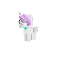 my 4th year on pony skin craft. princess mya remade.