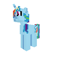 Rainbow Dash Unicorn