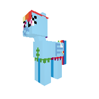 rainbow dash(sticthed up)