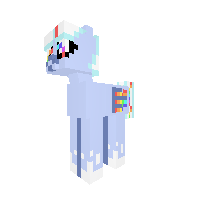 Pride flag pony