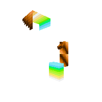 Brown, blue, and green gradient thingy