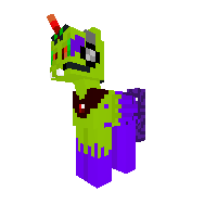 DARK DEJASPER SON OF KING SOMBRA  (half way slimed)