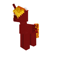 Fire alicorn