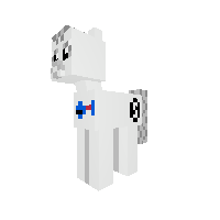 pony playing electric guitar base