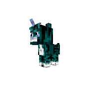 green cat