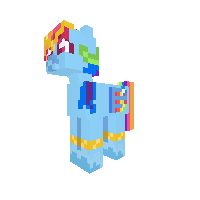 Rainbow Dash g5 with accesories