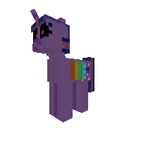 Twilight sparkle rainbow road trip piggy from
