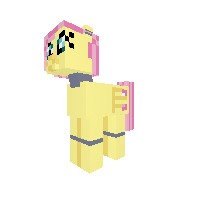 Fluttershy as the duck