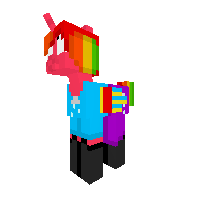 Rainy Day Hacked Skin Herobrine Alicorn