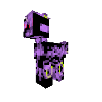 Umbreon splatterd with purple paint