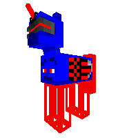 Cyborg Demon Pony