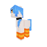 blue and orange