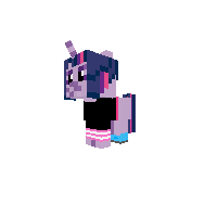 Tiny Twilight Sparkle w/ a shirt and sneakers