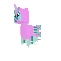 pink sad pony