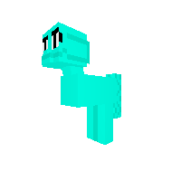 Teal (the name I call her)/Cyan (her official name) (Rainbow Friends)