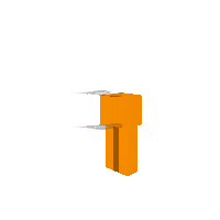 Among Us Orange dead body