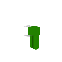 Among Us Dark Green dead body