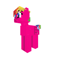 Uniformless  Pink Rainbow