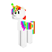 Updated S. Rainbow Alicorn