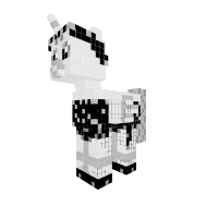 New Pony with her dress