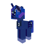 Princess Luna with long mane