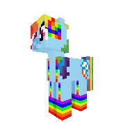 if rainbow dash was a nerd and earth pony