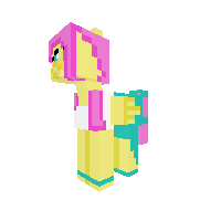 flutter shy in pretty dress