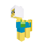 Finn from Adventure time as a pony