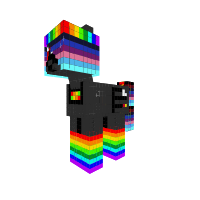 evil rainbow bolt