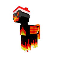 octarock with a xmas hat