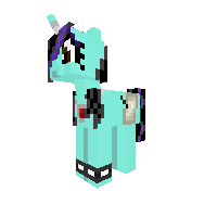 Me as a pony (Goth)