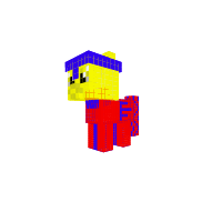 yellow.red.blue little pony