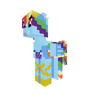 rainbow dash at the gala