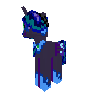 nightmare killer glow/moonlight glow[me as a pony evil]