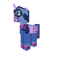 masked matter-horn [Twilight Sparkle as a power pony blue]