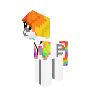 rainbow heart [ me as a pony ]
