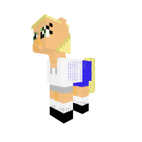 applejack as a studen