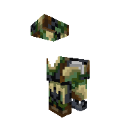 war outfit base with gun