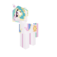 Celestia Pink/Rainbow Hair
