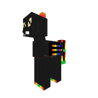 rainbow black dragon