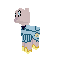 Pony In Dress Blue