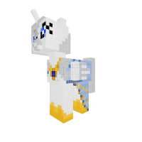 Princess Crystal Moon in her gala dress