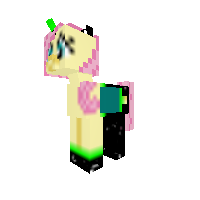fluttershy (half changeling for a while)