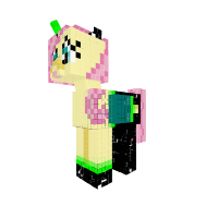 fluttershy changling half