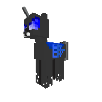 changeling dark blue eyes