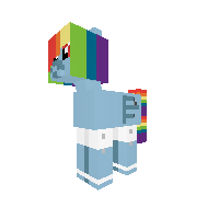 metal rainbow dash