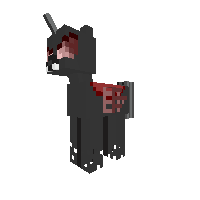 changeling dark red eyes