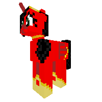my sister in pony form
